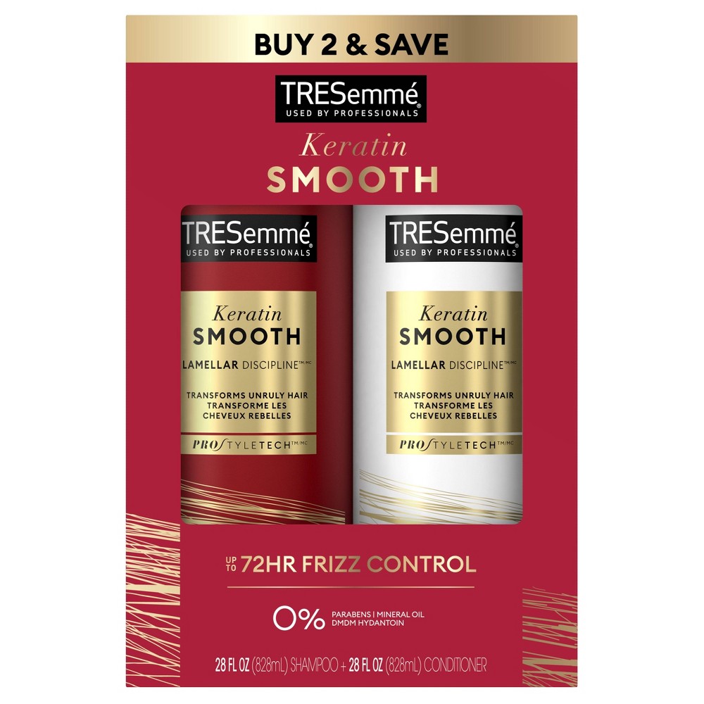 Tresemme Keratin Smooth Shampoo & Conditioner - 28 Fl Oz/2ct - Bellso